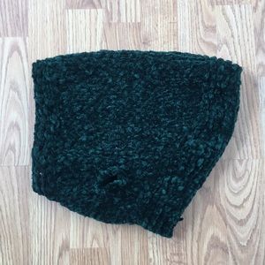handmade dark green dog sweater